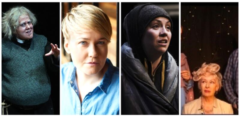 Best supporting actress nominees Clare Barrett, Amy Conroy, Liz Fitzgibbon and Geraldine Plunkett