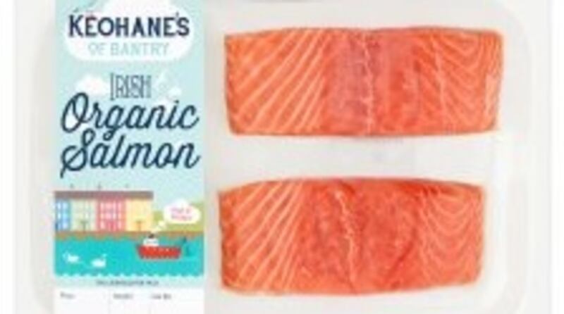 Keohane’s of Bantry’s Irish Organic Salmon Darnes, which cost almost €28 a kilo, for example, notes that they have been farmed “off the coast of Ireland”.