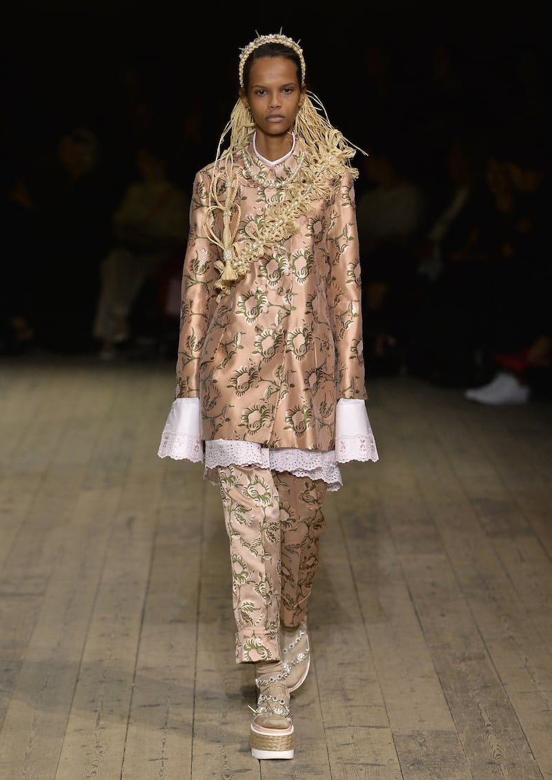 A new work from Simone Rocha dazzles London Fashion Week 2019. Photograph: Photograph: Simone Rocha