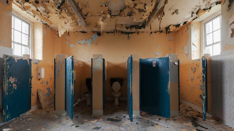 St Brigid’s Hospital in Ballinasloe was opened in 1833 and closed in 2011. Sanitation may have improved in the 20th century, but the imperative to reduce the risk of suicide came at the price of privacy and dignity. Photograph: David Killeen