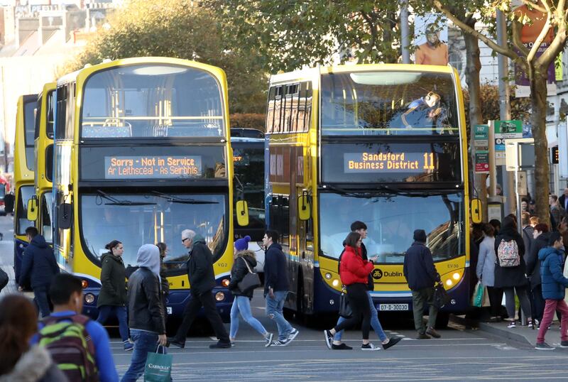 Hybrid working has implications for public transport. Photograph: Leah Farrell/RollingNews.ie
