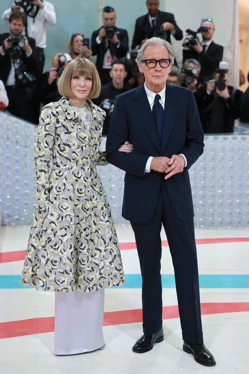 Anna Wintour and Bill Nighy. Photograph: Theo Wargo/Getty Images