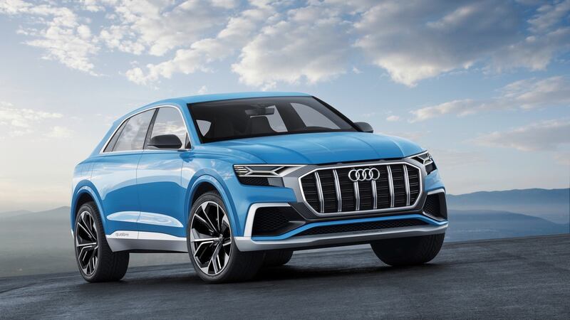 The new  Audi Q8 will make its debut in early 2018, with prices in Ireland expected to start from €90,000