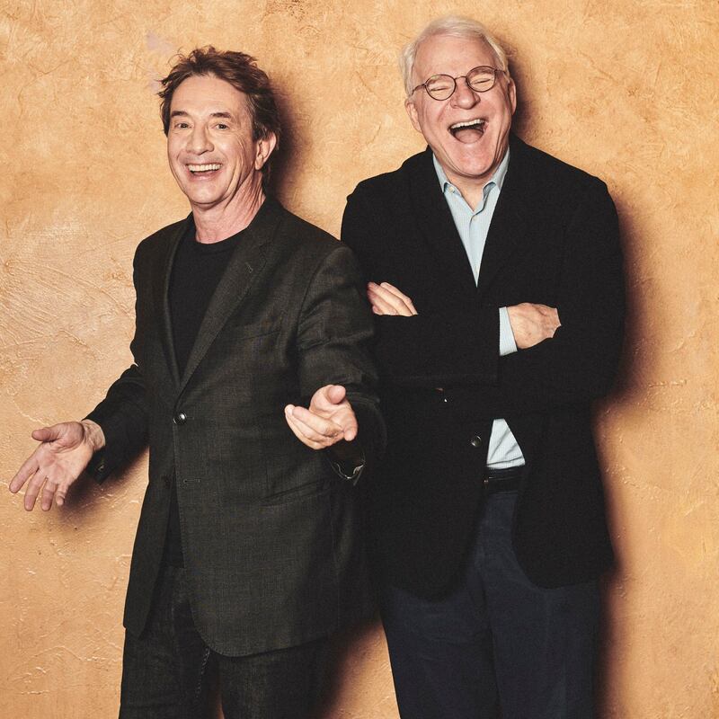 Steve Martin with Martin Short in 2018. Bryan Derballa/New York Times