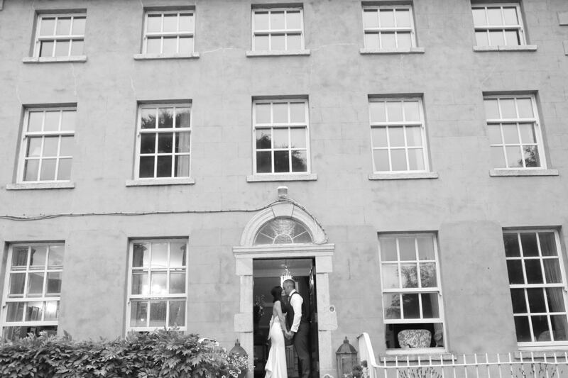 Niamh and Gavin Satchwell on their wedding day