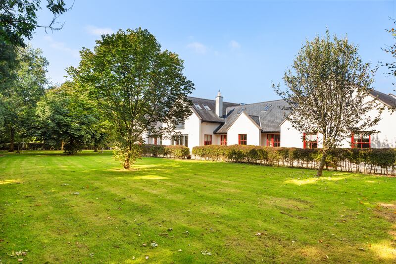House exterior and front lawn