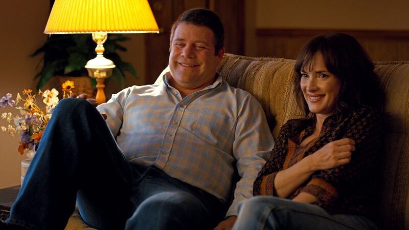Sean Astin and Winona Ryder in Season 2 of Stranger Things. Photograph: Netflix