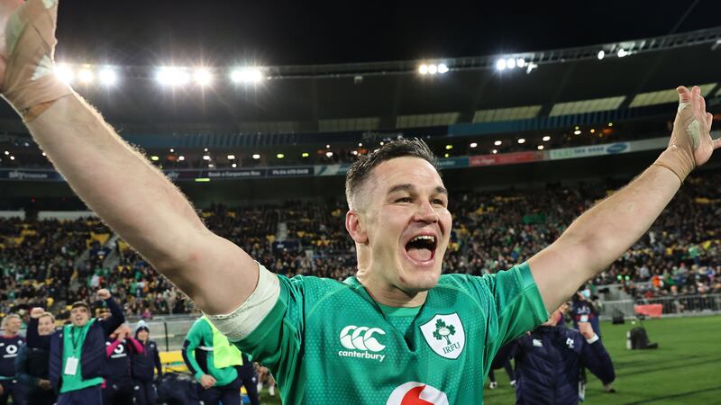 Johnny Sexton has a 6-1-3 record in his last 10 starts against the All Blacks. Photograph: Billy Stickland/Inpho