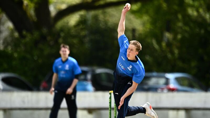 David O’Halloran took four wickets for Leinster Lightning. Photograph: David Fitzgerald/Sportsfile