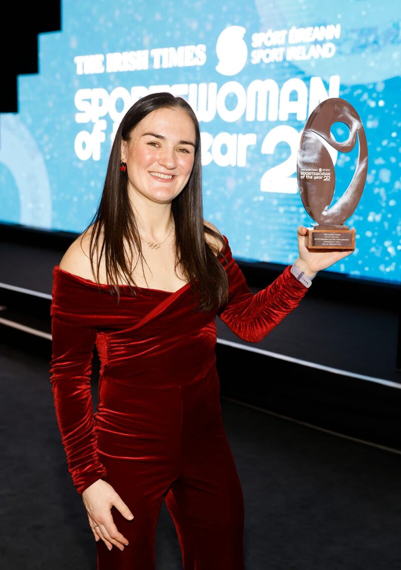 Kellie Harrington at the Sportswoman of the Year awards