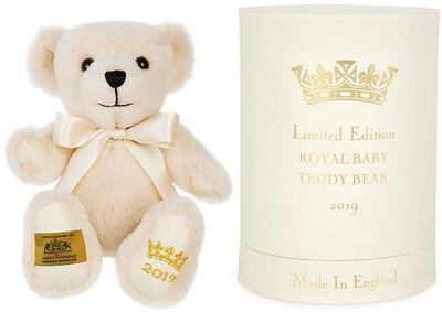 Royal baby: the official gift shop’s £125 Limited Edition Royal Baby Bear