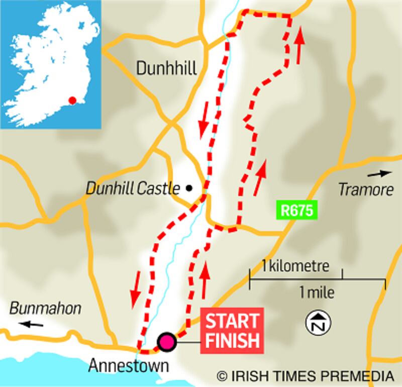 Map: the Anne River valley circuit