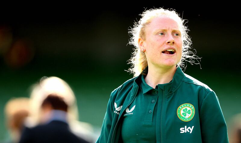 “Amber is also part of that talent pool but we also base our decisions on what type of combinations we might like to play, we base it on game-time"," says Gleeson. Photograph: Ryan Byrne/Inpho 