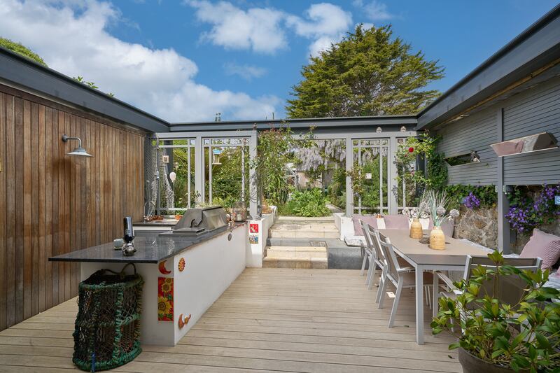 Outdoor kitchen. Photograph: Gareth Byrne  