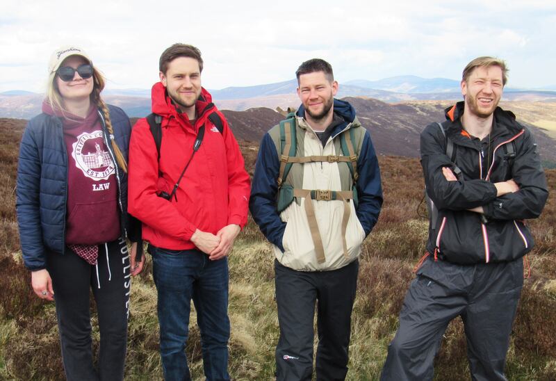 Enya, Danny, Simon and Ian Alvey of ReWild Wicklow, which has a volunteer army of 1,300 people