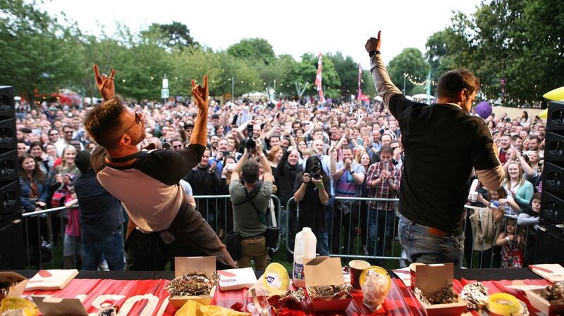 See how many hot wings, raw chillies or burgers you can consume ... if you’re brave enough