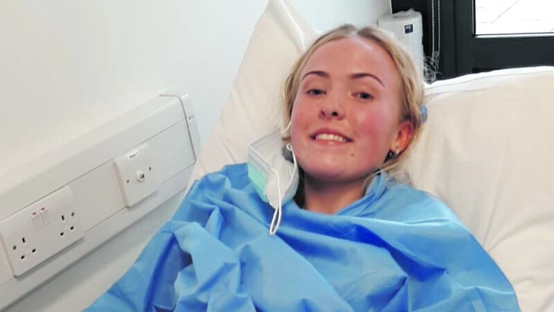 Safe and sound: Ellen Glynn and her cousin survived being swept out to sea while paddleboarding.