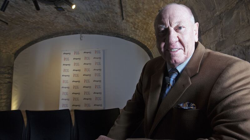 The Vaults underneath the offices of Dogpatch Labs in the CHQ building add 8,000sq ft of event space. Above is Neville Isdell, former Coca-Cola chief executive and CHQ owner. Photograph: Dave Meehan