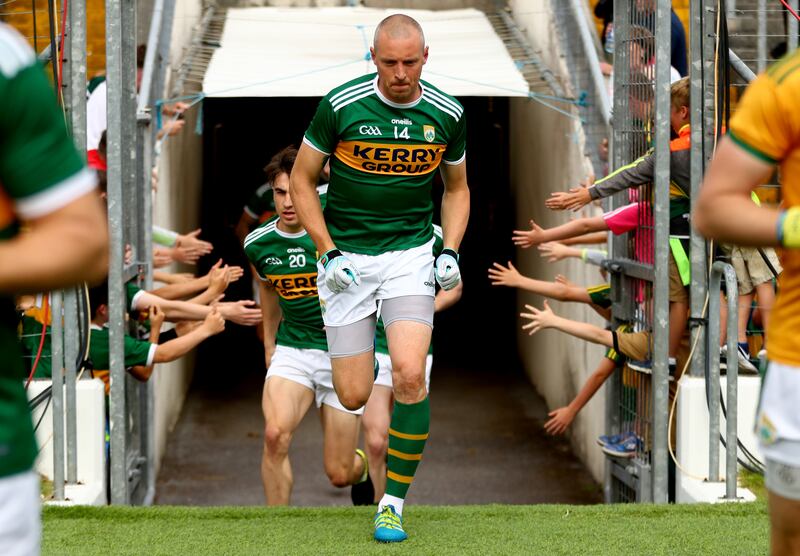 Kieran Donaghy during his final intercounty season for Kerry in 2018. Photograph: James Crombie/Inpho