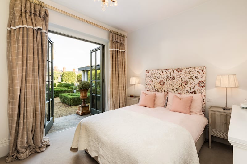 The property has four bedrooms