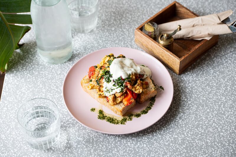 Brother Hubbard's famous eggs menemen