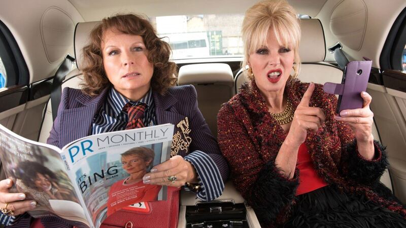 Jennifer Saunders and Joanna Lumley in Absolutely Fabulous: The Movie