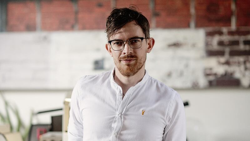 Jewellery designer Nigel O’Reilly at his studio in Castlebar. Photograph: Al Higgins