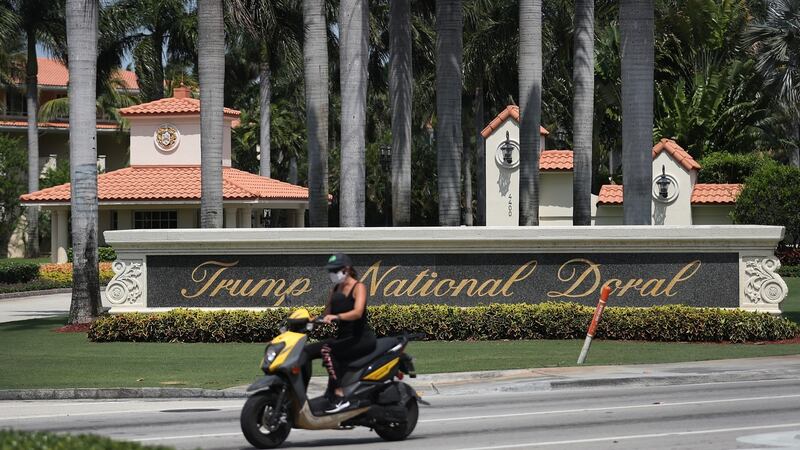 Reports indicate that Trump properties around the country have collectively furloughed nearly 2,000 employees including at President Donald Trump’s oceanfront home and Trump National Doral as business around the country deal with the coronavirus pandemic. Photo: Joe Raedle/Getty Images