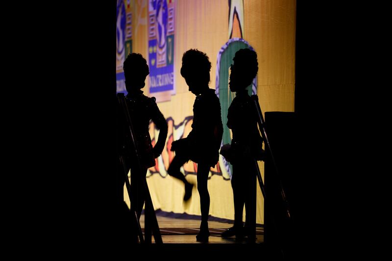 Behind the scenes at the Irish Dancing World Championships in Dublin in April. Photograph: Nick Bradshaw/The Irish Times