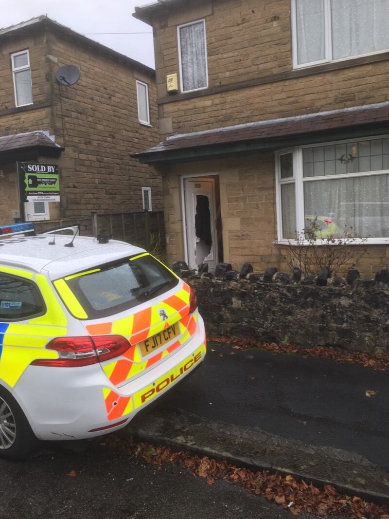 The house in Buxton, Derbyshire, where Cyril McGuinness suffered a fatal heart attack