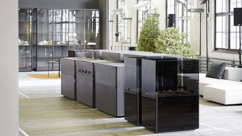 Kitchen display at the Ideal Home Show.