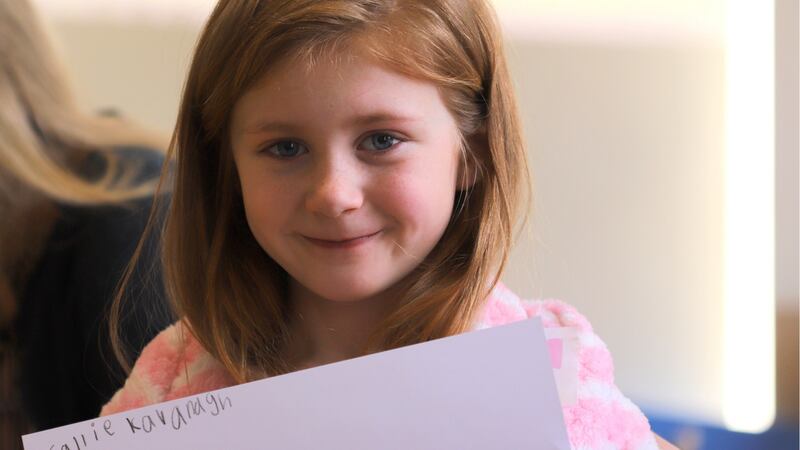 Callie Kavanagh, patient at Our Lady’s Children’s Hospital, Crumlin