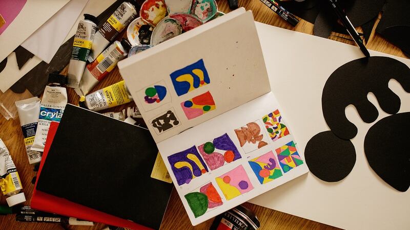 Paints, markers, glues and varnishes are just some of the materials she works with – many emit fumes or VOCs