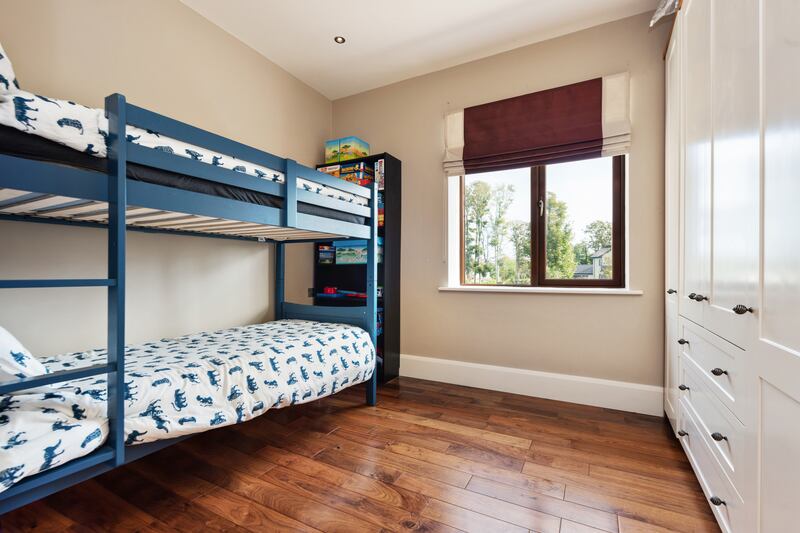 Downstairs bedroom with fitted wardrobes