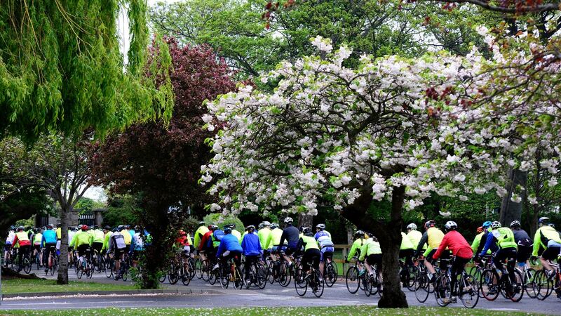 Willow Wheelers in the saddle on their 28th annual cycle through Dublin, Meath and Kildare. Photograph: Cyril Byrne