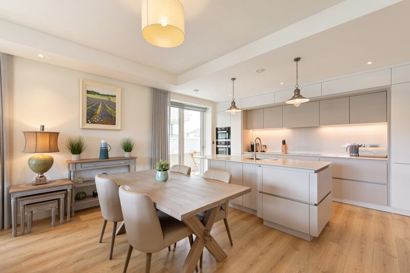 Kitchen and dining area