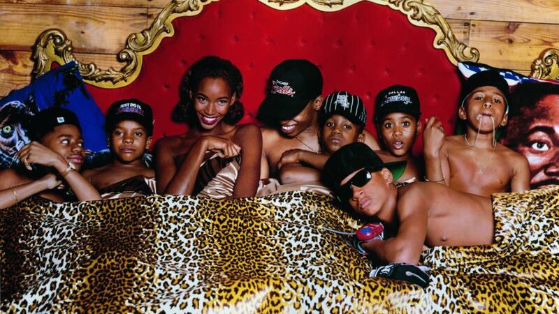 Beverly Peele and Another Bad Creation photographed by Bruce Weber (US, 1991). Courtesy Grace Coddington, reprinted from Grace: Thirty Years of Fashion at Vogue (Phaidon, 2015)