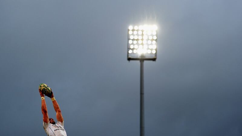 Dan Tuohy catches a lineout while playing for Ulster in 2011. Photo: Jamie McDonald/Getty Images