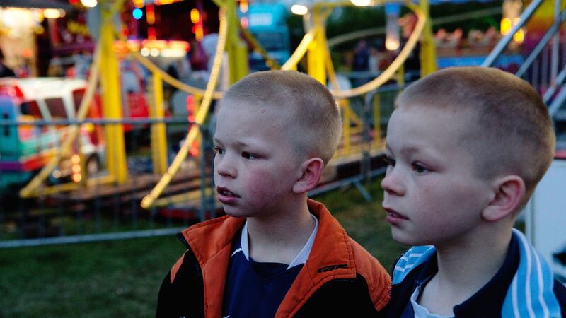 Paddy and Liam Doran, aged 9 and 10, at the funfair in Celbridge 2012