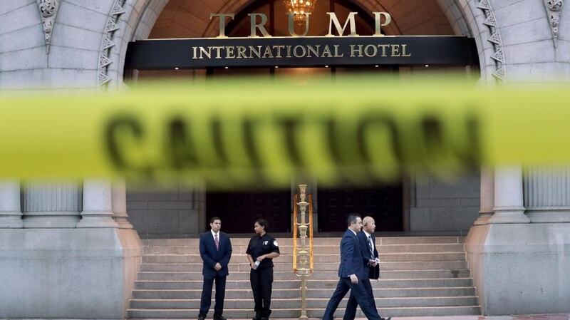 The Trump Townhouse suite in the Trump International Hotel in Washington DC will cost $100,000 a night during inauguration weekend next January, with a five-night minimum stay. Photograph: Chip Somodevilla/Getty Images