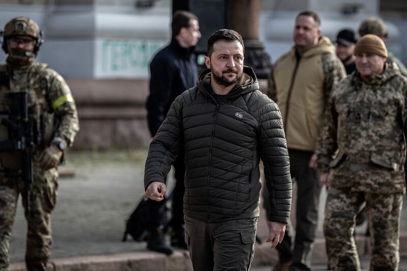 Ukrainian president Volodymyr Zelenskiy says 'the situation is very tough'. Photograph: Finbarr O'Reilly/The New York Times