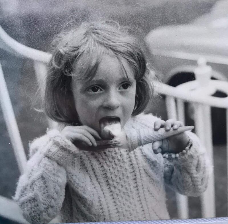 Jacqui Browne as a child