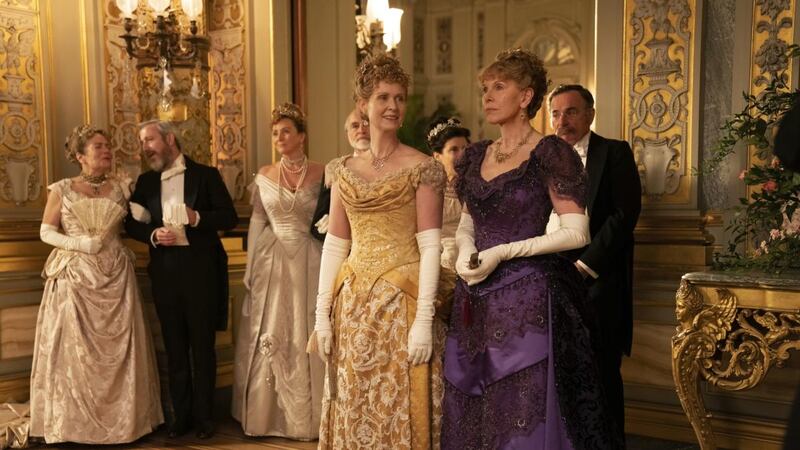 Cynthia Nixon and Christine Baranski in The Gilded Age