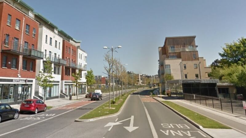 A general view of Main Street in Clongriffin, Dublin where the  contents of a cash in transit van were stolen on Saturday afternoon. Image: Google Streetview.