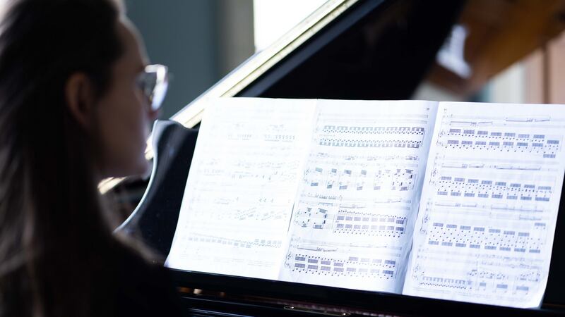 Pianist Eva Jelenskaja at RIAM. Photograph: Chris Dowdall