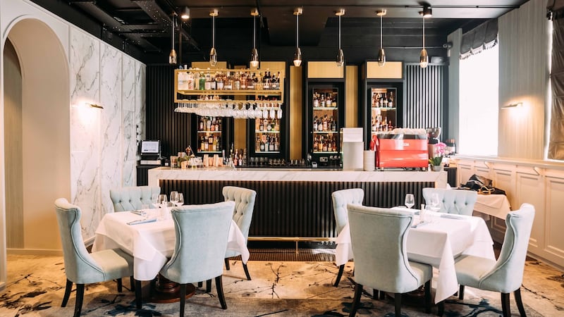 One of the dining areas in the Old Post Office, Blackrock, Co Dublin