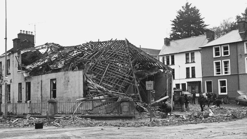 Eleven people were killed and 63 othersinjured , 19 of them seriously, when an explosion wrecked a building near  the war memorial in Belmore Street, near Enniskillen town centre in November 1987. Photograph: Matt Kavanagh/The Irish Times