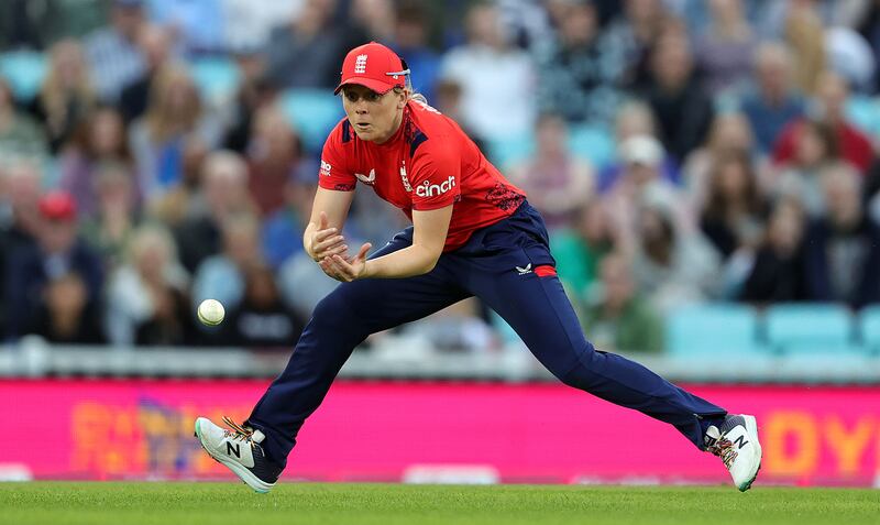 England captain Heather Knight. Photograph: David Rogers/Getty Images