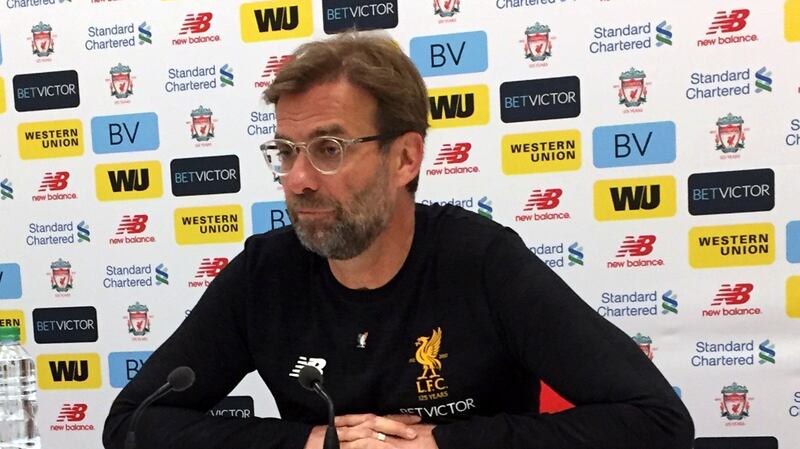Liverpool manager Jürgen Klopp was deeply affected by what happened to Seán and has been very supportive. Photograph: Carl Markham/PA Wire