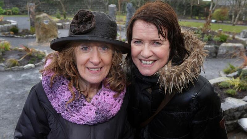 Martina Goggin and Sonia Treacy: The garden project is the brainchild of Martina and her husband, Denis, whose only son, Éamonn, died in a road crash in 2006. Sonia, from Kildare, who has had two kidney transplants, is heavily involved in Transplant Team Ireland and represents the country at various transplant games throughout the world. Photograph: Joe O’Shaughnessy